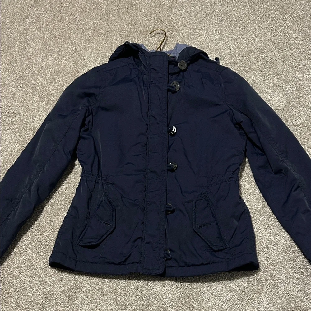 American Eagle Outfitters Navy Blue Quilted Jacket - Picture 2 of 6